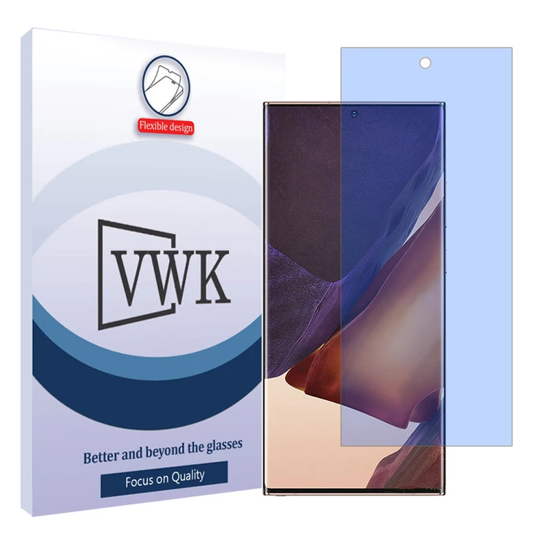 محافظ صفحه نمایش ضداشعه آبی وی دبلیو کی مدل Tough مناسب برای گوشی موبایل سامسونگ Galaxy Note20 Ultra 5G 