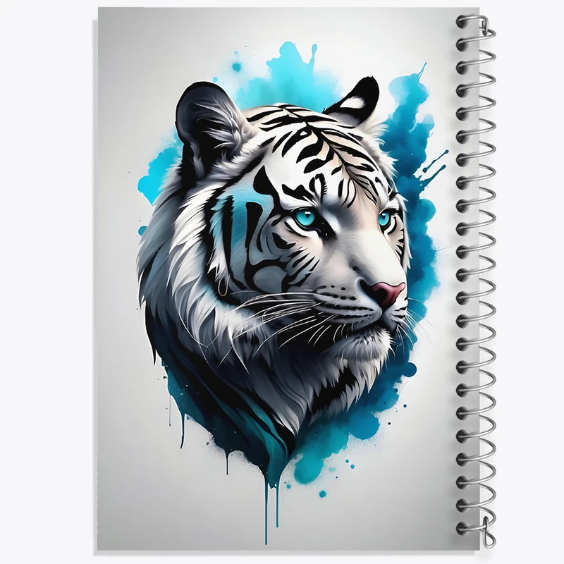 دفتر لیست خرید 50 برگ خندالو طرح ببر کد F7046