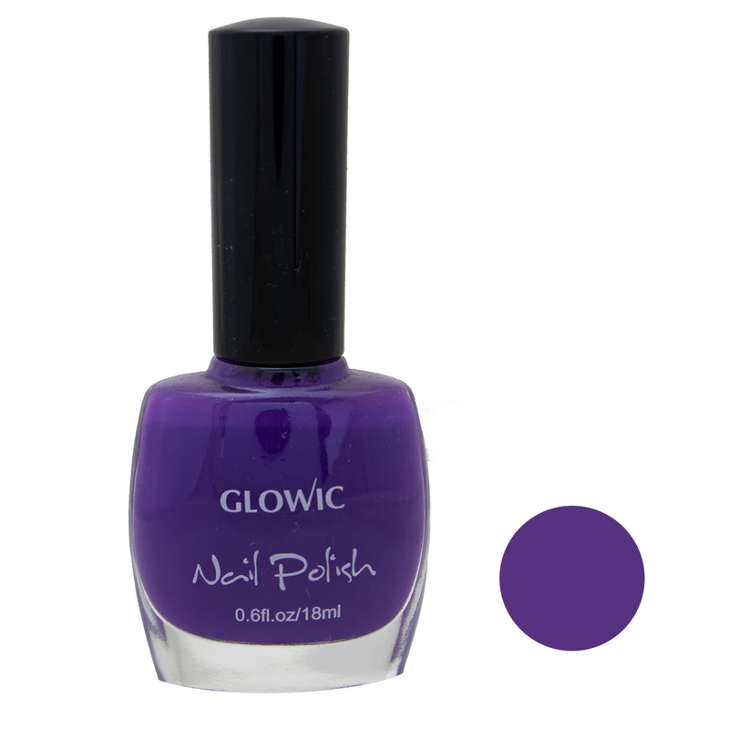   لاک ناخن گلویک مدل GLO شماره 124