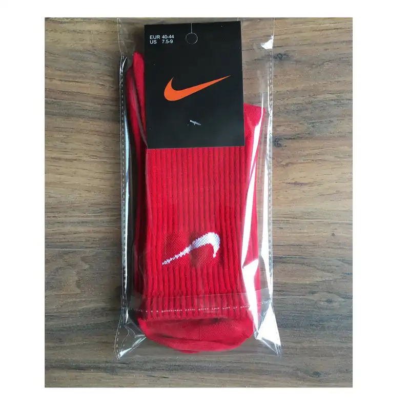 جوراب ورزشی مردانه مدل ساق بلند کشی کد IK-ED رنگ قرمز