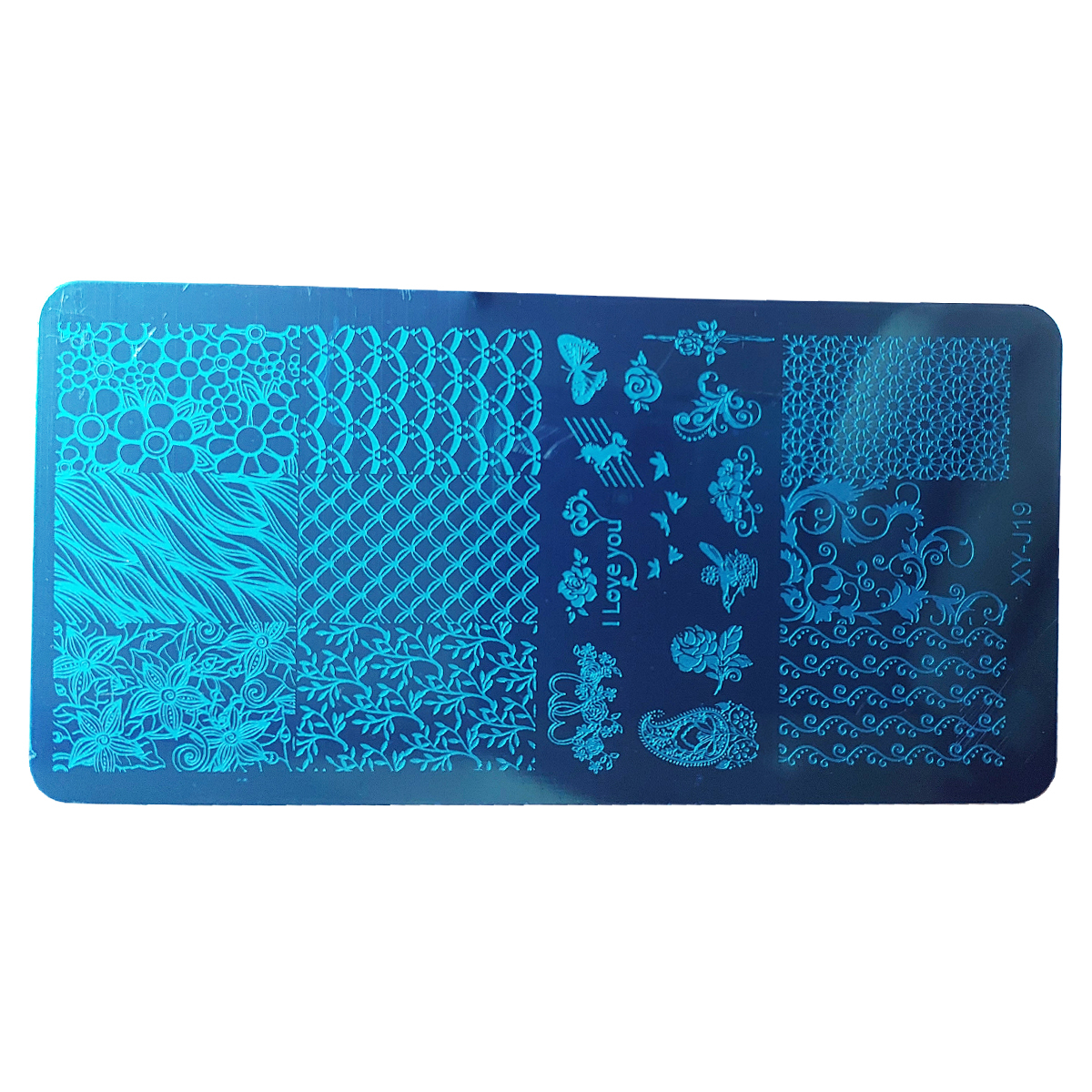 شابلون طراحی ناخن مدل XY-J19