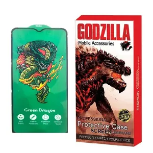 محافظ صفحه نمایش گودزیلا مدل Green Dragon مناسب برای گوشی موبایل سامسونگ Galaxy A14