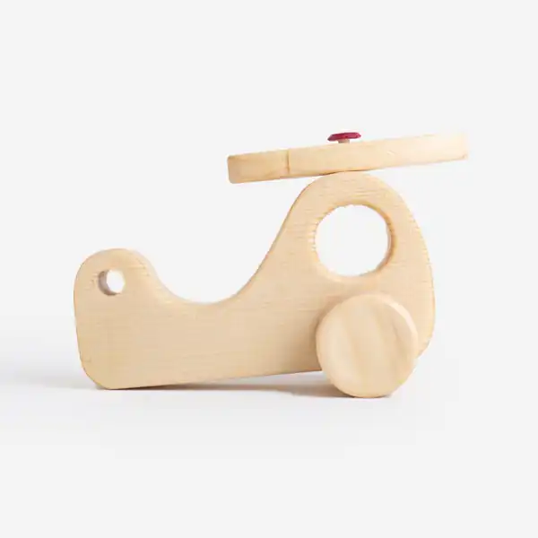 اسباب بازی چوبی مدل هلی کوپتر مدل 43021