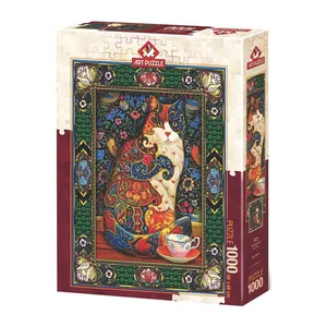 پازل 1000 تکه آرت پازل مدل The Royal Cat كد 5216