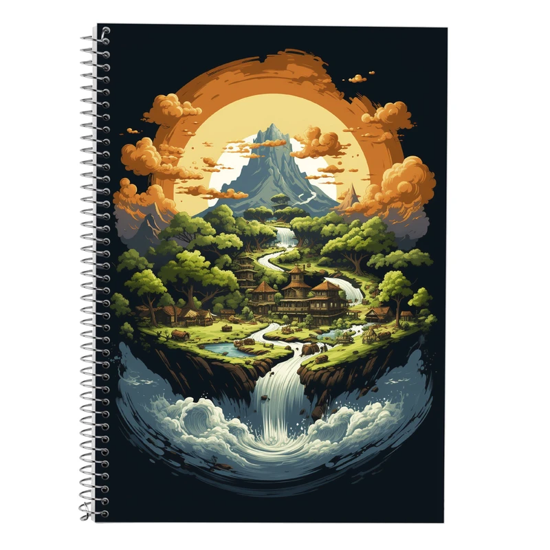 دفتر لغت 50 برگ مدوپد طرح Ghibli کد DF2401