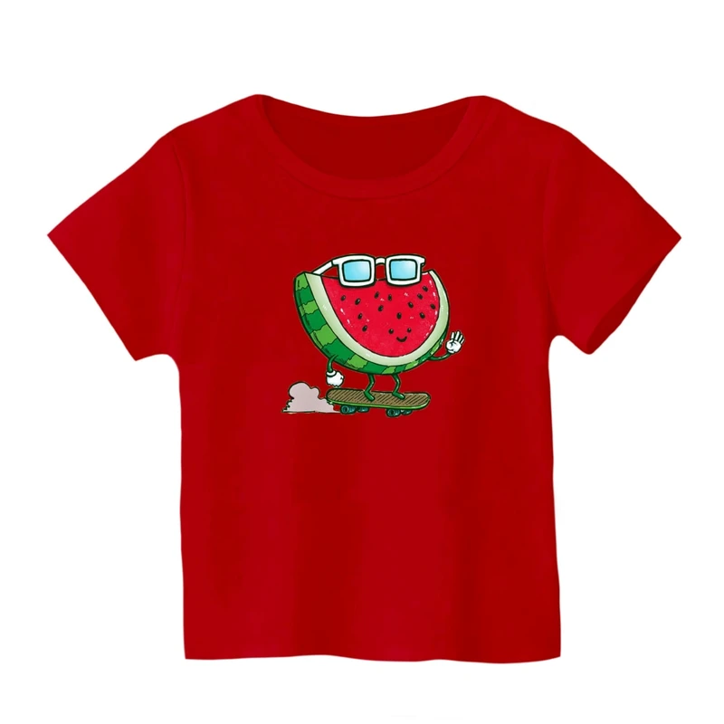 تی شرت آستین کوتاه بچگانه مدل هندوانه یلدایی کد 3