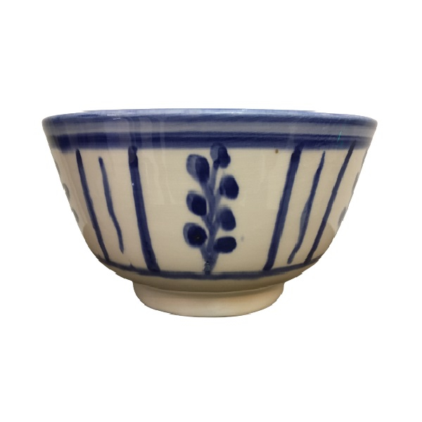 کاسه سفالی طرح ابرش
