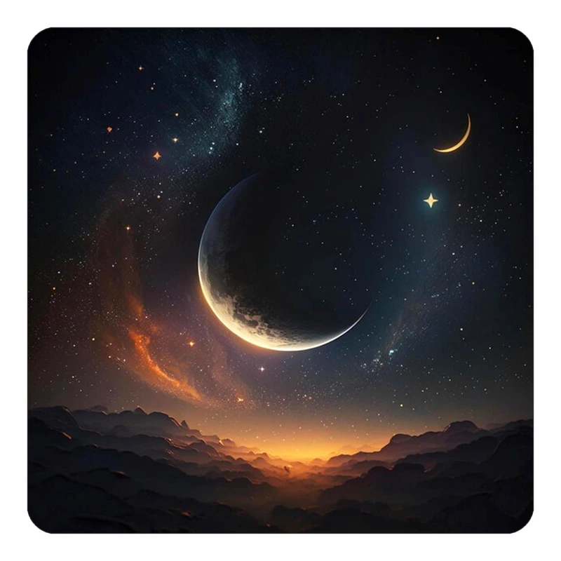 مگنت کاکتی طرح ماه و ستاره مدل mp54040