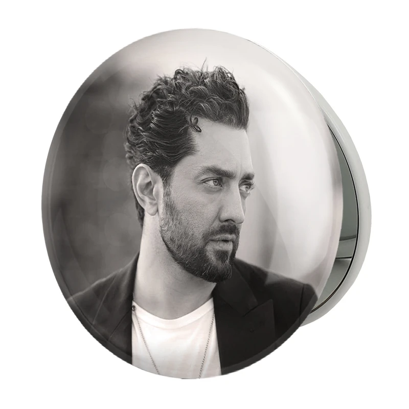 آینه جیبی خندالو طرح بهرام رادان مدل تاشو کد 10436 