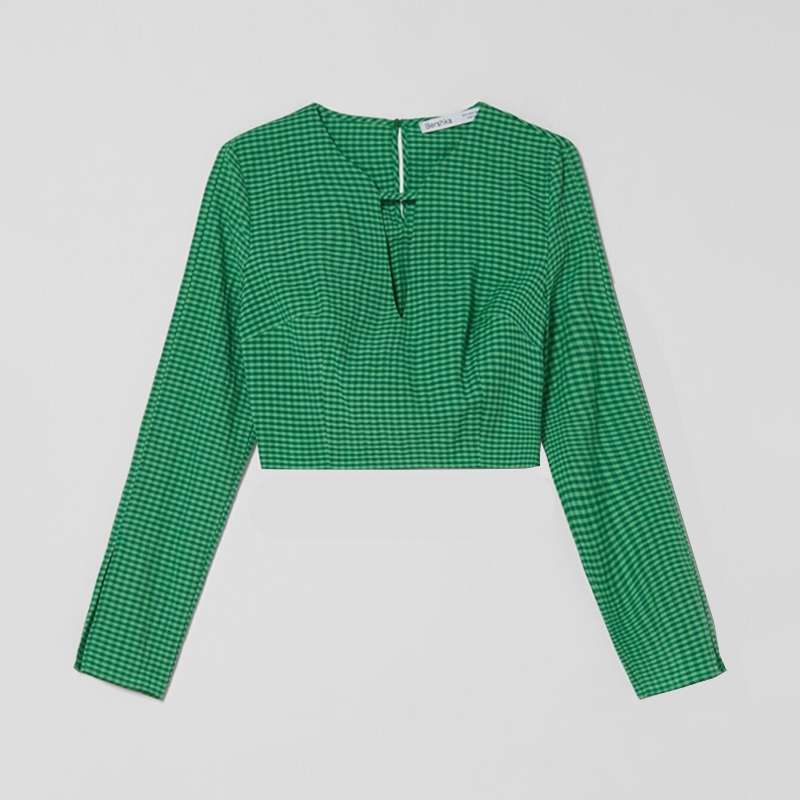 بلوز آستین بلند زنانه برشکا مدل 01309359