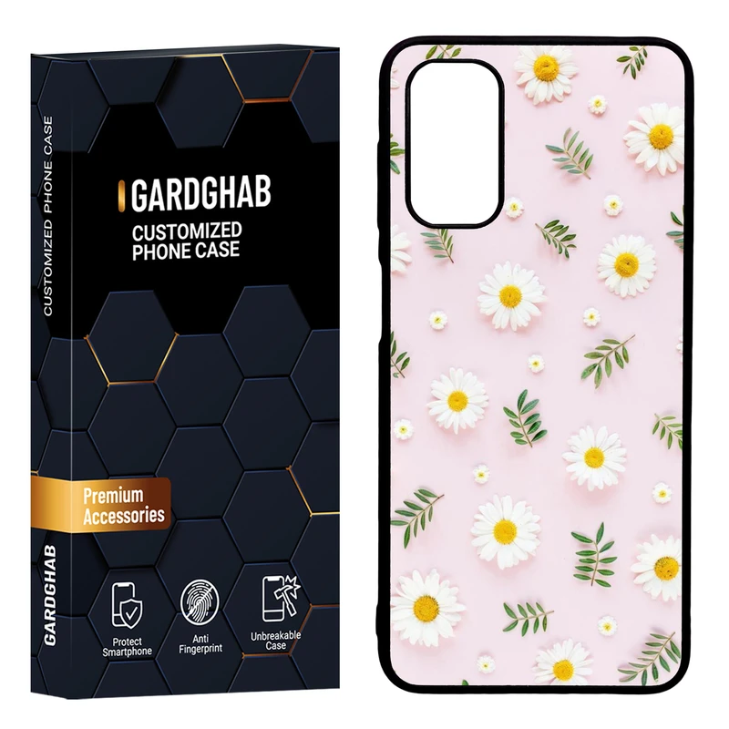 کاور گارد قاب مدل دور ژله ای برگ مناسب برای گوشی موبایل سامسونگ Galaxy A13 5G / A04s