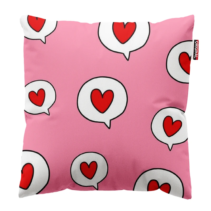 کوسن پاد آفرین مدل مینیمال طرح گل و برگ کد PK303632 سایز 30*30 سانتی متر