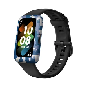 برچسب ماهوت طرح Army_Snow_Pixel مناسب برای ساعت هوشمند هوآوی Band 7