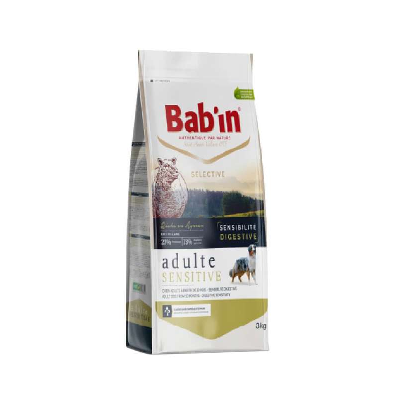 غذای خشک سگ بالغ بابین مدل سلکتیو بره وزن 3 کیلوگرم