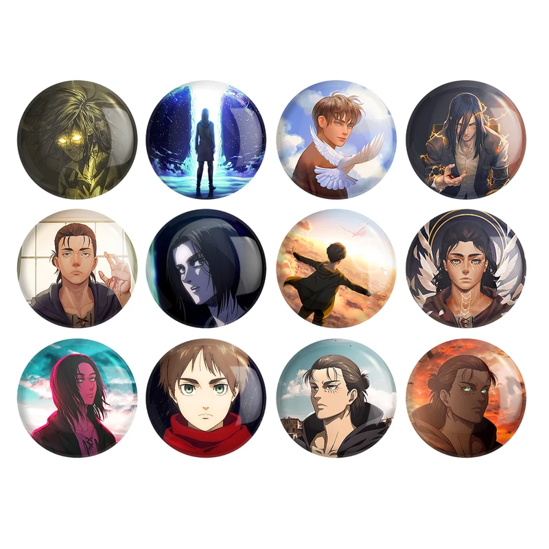 پیکسل خندالو مدل ارن یگر انیمه اتک آن تایتان کد 605 مجموعه 12 عددی