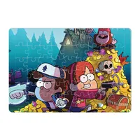 پازل 54 تکه طرح آبشارجاذبه مدل P862