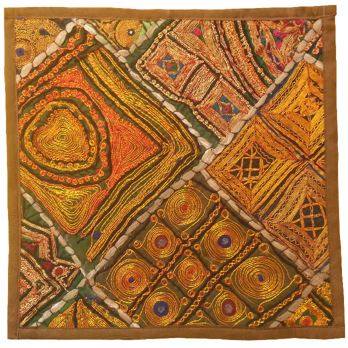 رومیزی سوزن دوزی مدل عسلی کد ZAR16