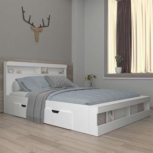 تخت خواب دونفره اعیان مدل FH703 سایز 160x200 سانتی متر