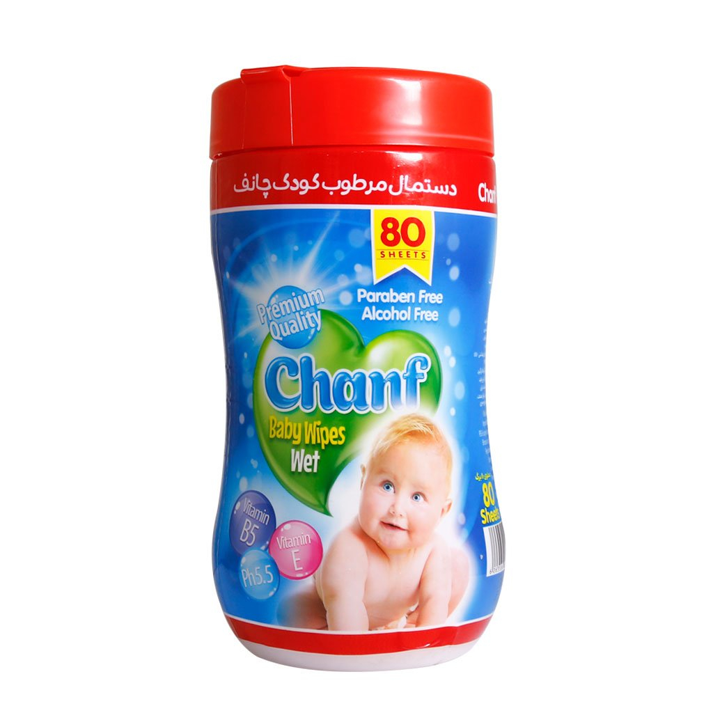 دستمال مرطوب کودک چانف کد 01045 2 بسته 120 عددی