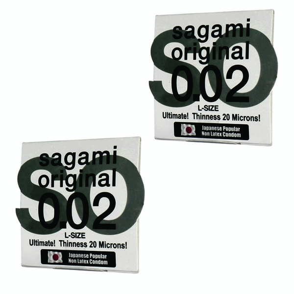کاندوم ساگامی مدل 0.02 بسته 2 عددی