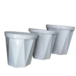 گلدان دکوری مدل سطلی مجموعه 3 عددی