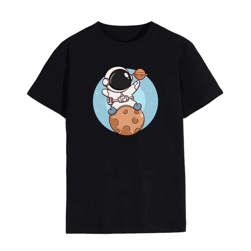 تی شرت لانگ آستین کوتاه زنانه مدل فضانورد کد 20