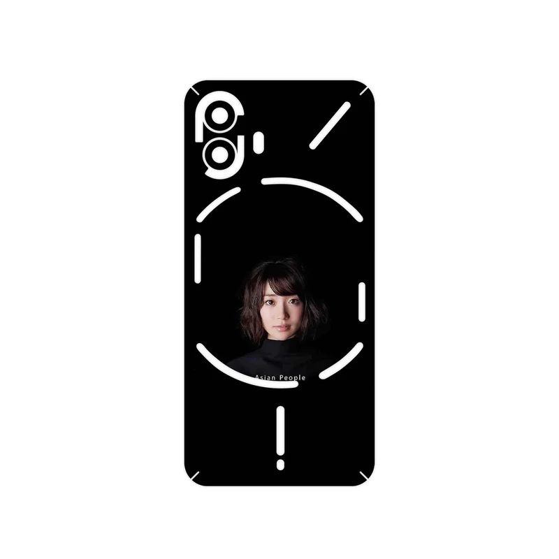 برچسب پوششی ماهوت مدل Portrait of an Asian Woman مناسب برای گوشی موبایل ناتینگ Phone 2