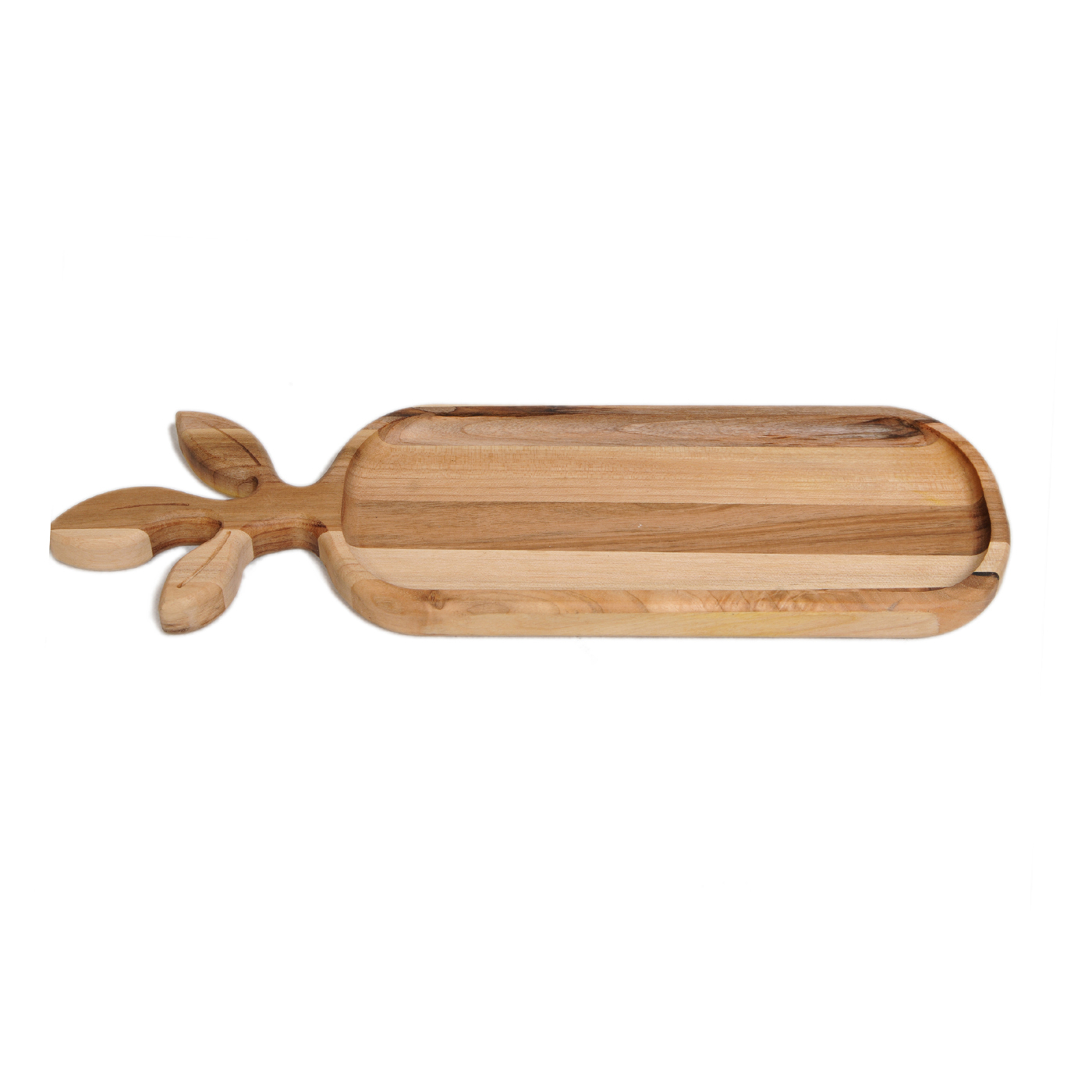 سینی چوبی مدل برگ کد 3712