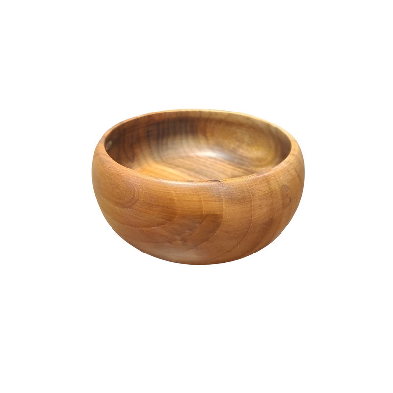 کاسه چوبی مدل گردو خمره ای کد 15