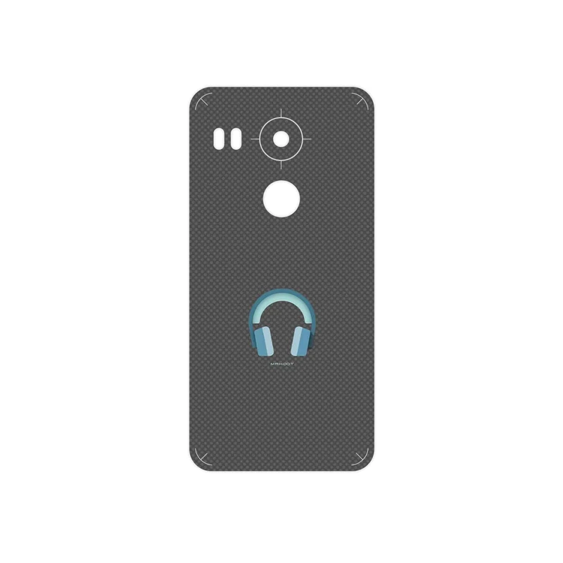 برچسب پوششی ماهوت مدل Minimal Headphone Icon مناسب برای گوشی موبایل گوگل Nexus 5X