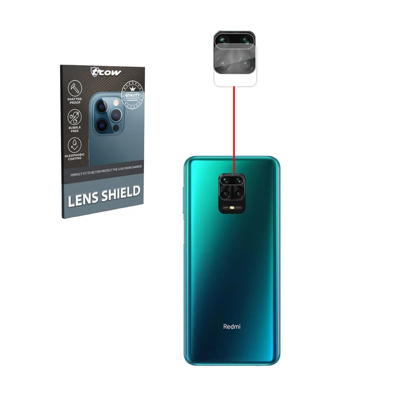 محافظ لنز دوربین ترو مدل note-9s مناسب برای گوشی موبایل شیائومی Redmi Note 9s