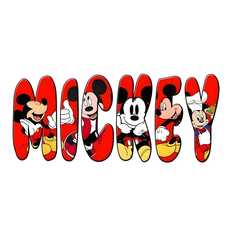 استیکر پارچه و لباس پاد آفرین مدل کارتونی میکی موس کد S4098