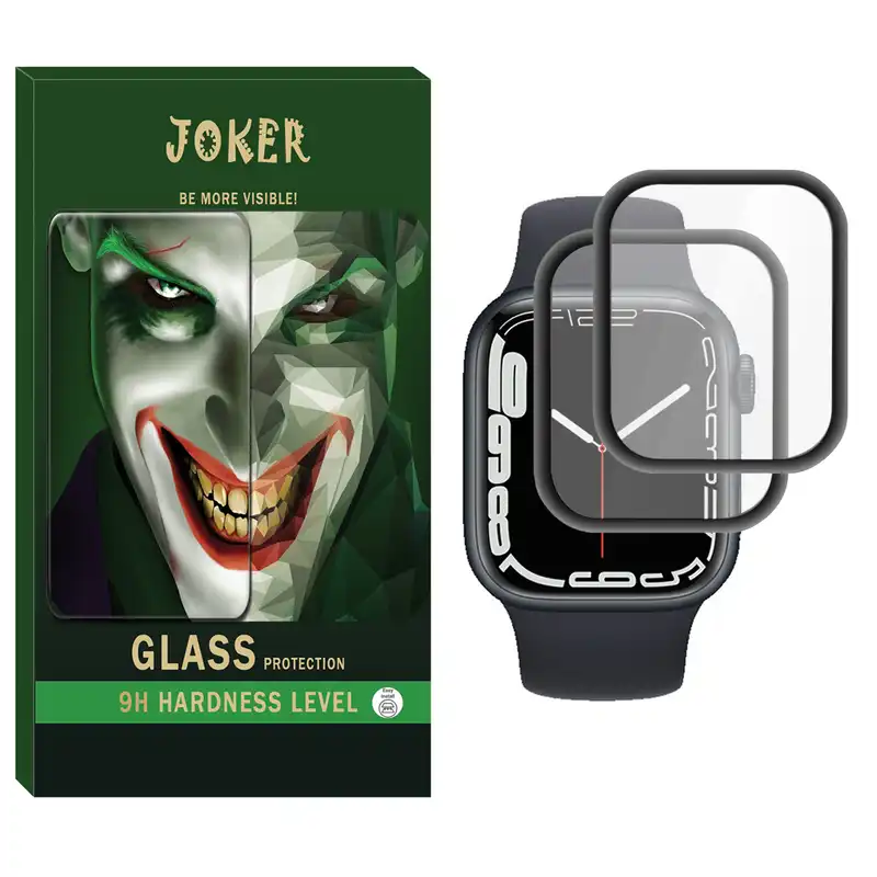 محافظ صفحه نمایش نانو جوکر مدل NJK مناسب برای اپل واچ سری 7 45 میلی متری بسته دو عددی