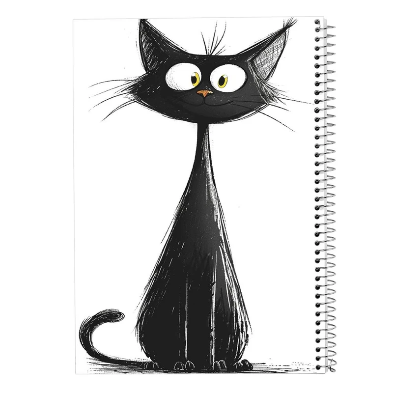 دفتر شطرنجی 50 برگ مدوپد طرح موجودات فانتزی کد DF16857