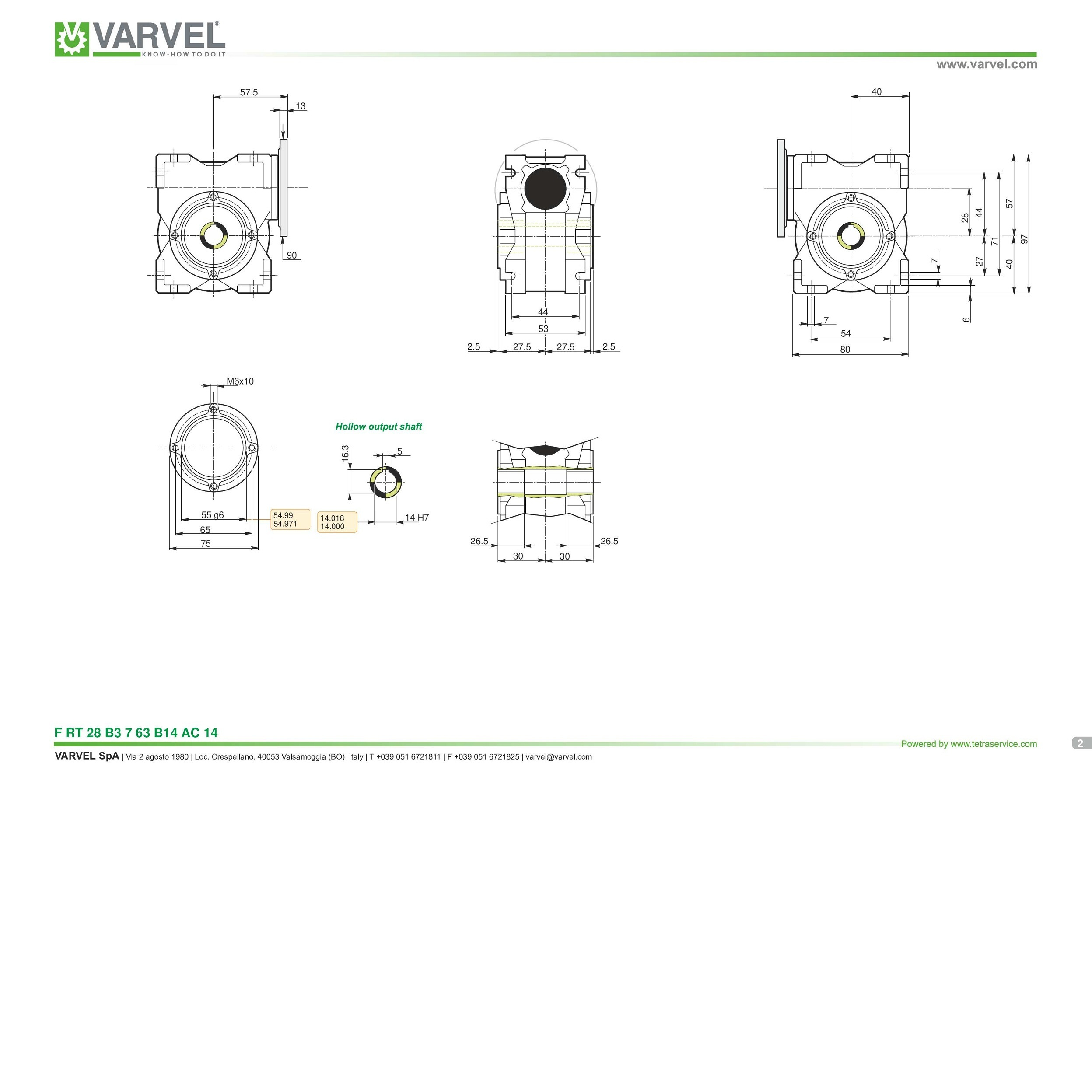گيربکس وارول مدل 28 کد I-15-9
