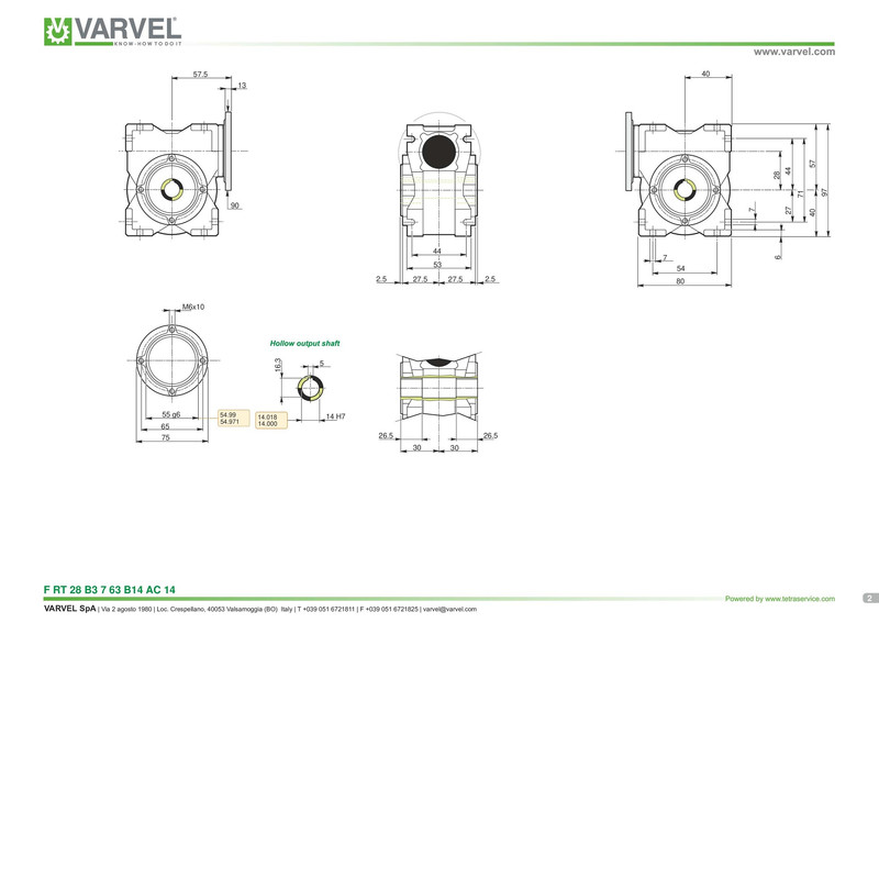 گيربکس وارول مدل تيپ 28 کدFRT-I=100-9 گيربکس وارول مدل تيپ 28 کدFRT-I=100-9