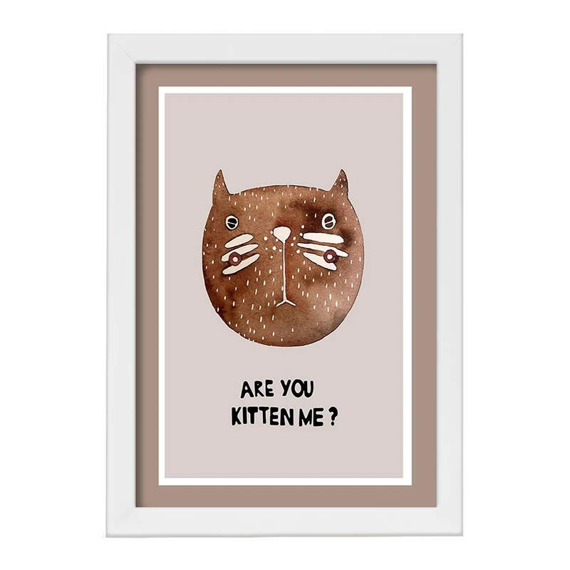 تابلو خندالو مدل گربه کد F11490