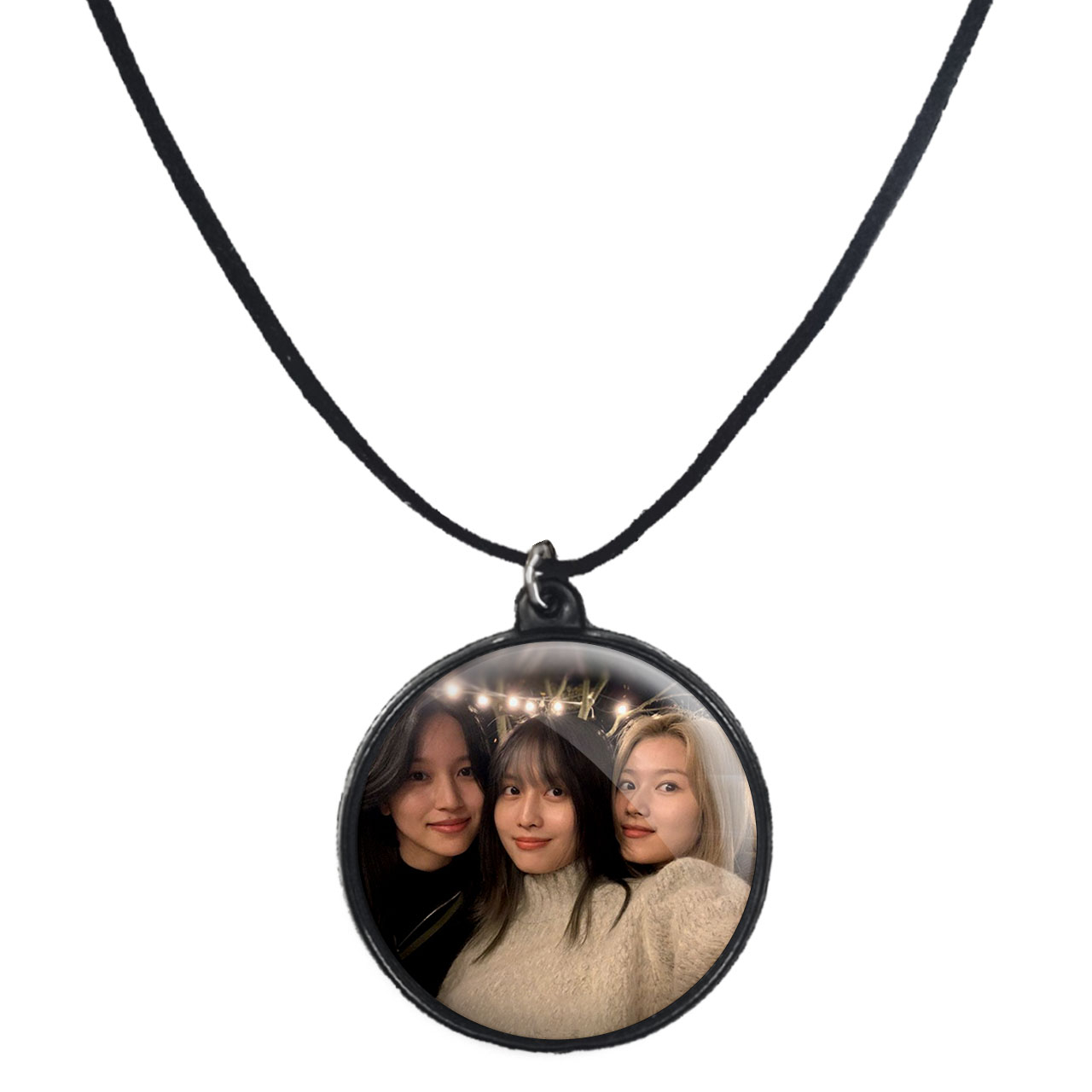 گردنبند پرمانه طرح تو ایس کد pmb.19502 مدل دو طرفه