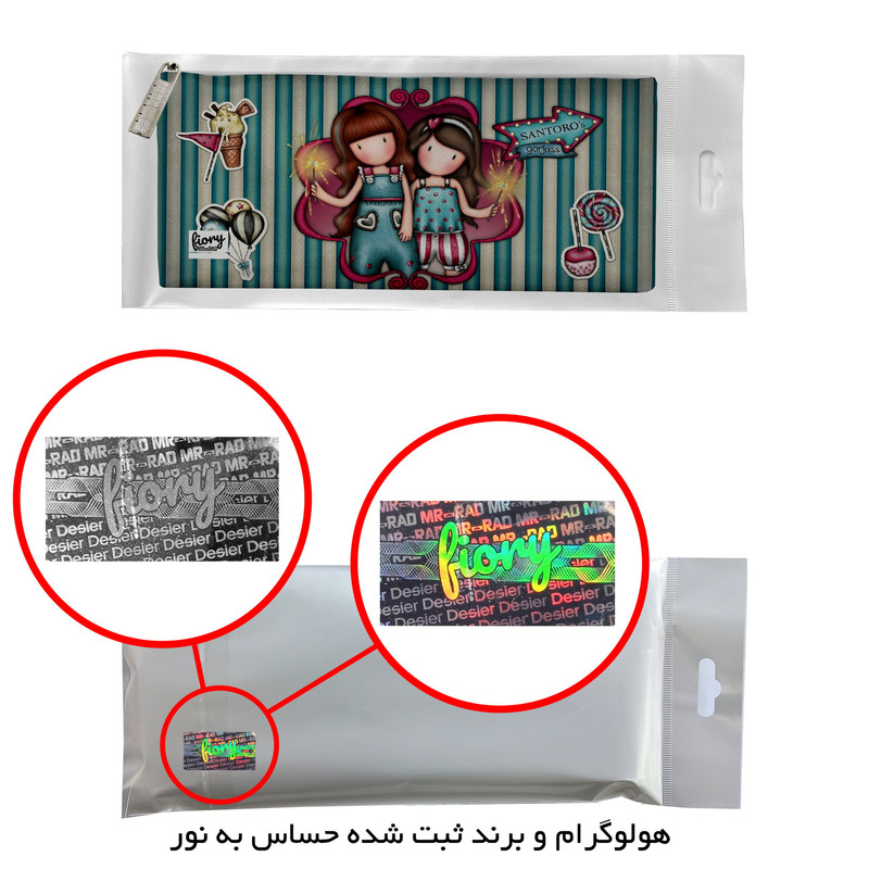 جامدادی مستر راد مدل دختران فانتزی کد 2762 fiory