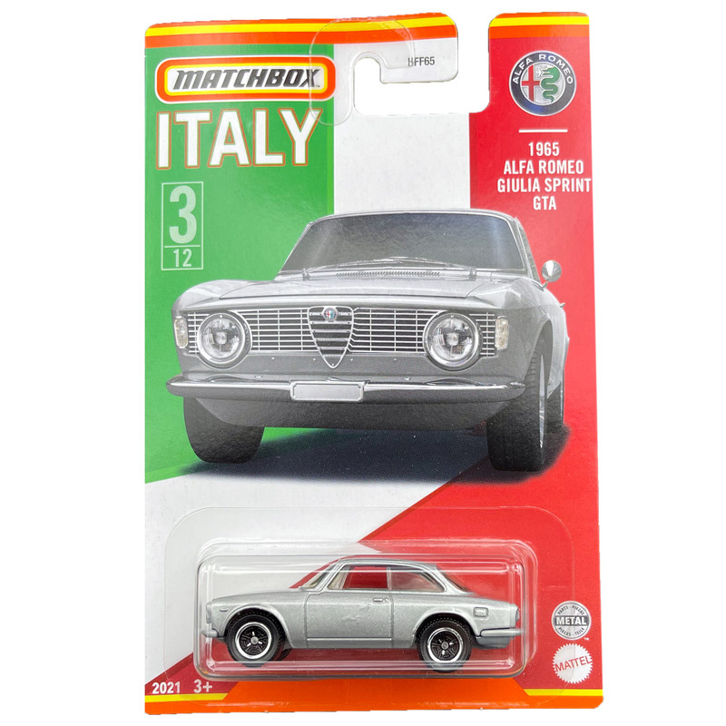 ماکت ماشین مچ باکس مدل 1965 ALFA ROMEO GIULIA SPRINT GTA