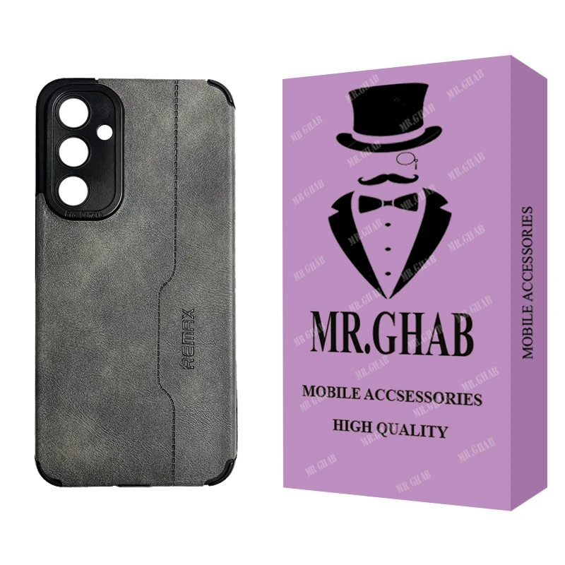 کاور مستر قاب مدل چرم مناسب برای گوشی موبایل سامسونگ Galaxy A34