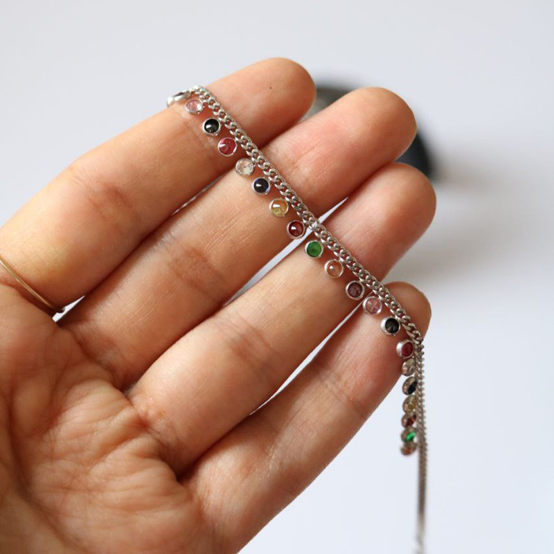 پابند نقره زنانه مدل مارکو