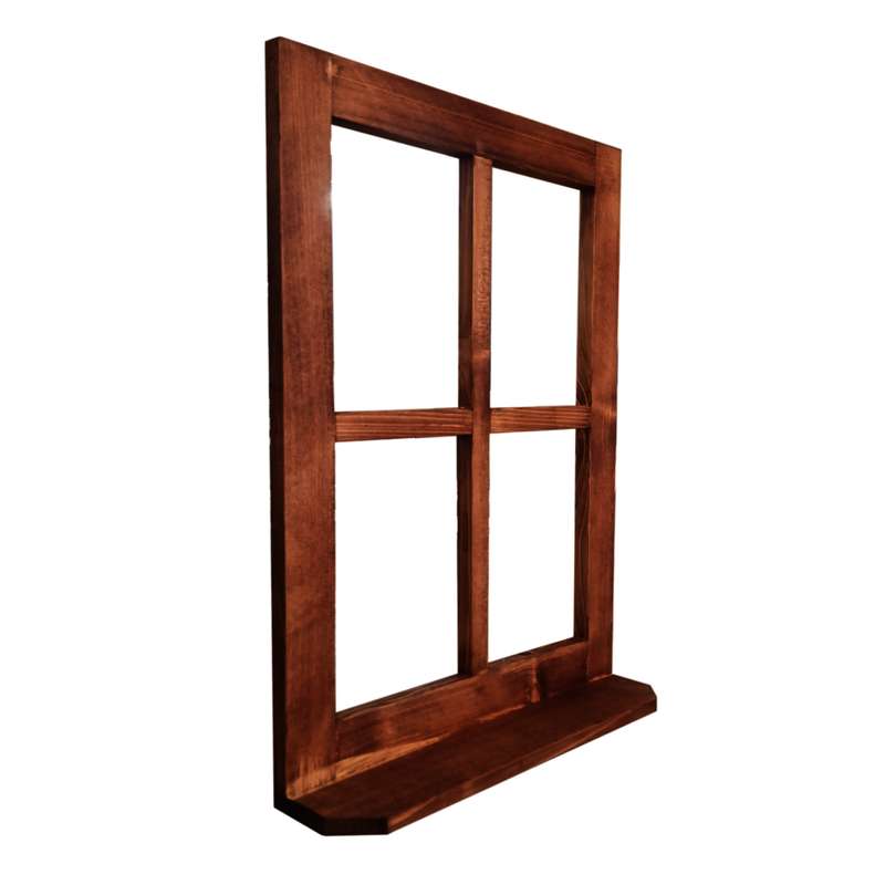شلف دیواری طرح پنجره دکوراتیو کد 125