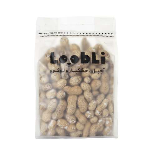  بادام زمینی با پوست نمکین لوبلی - 300 گرم
