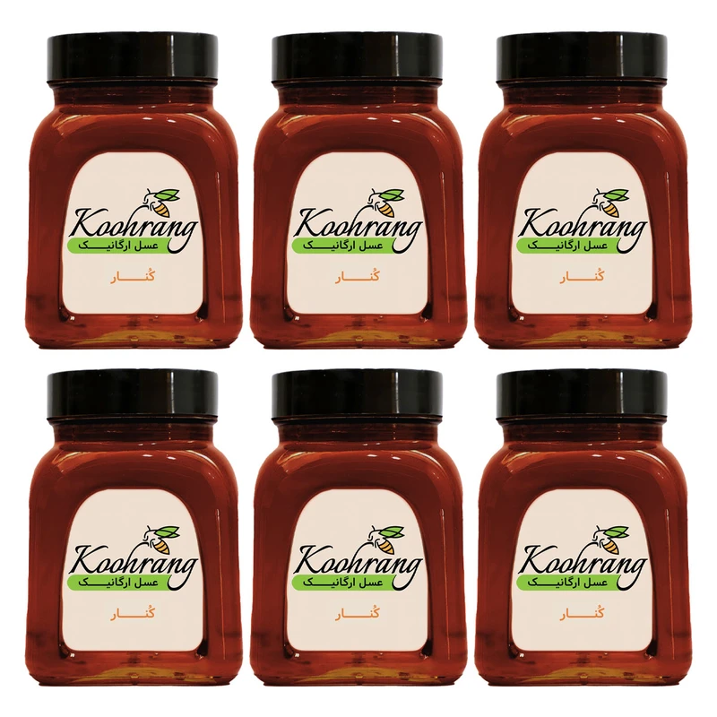 عسل کنار رویال کندو کوهرنگ - 900 گرم بسته 6 عددی