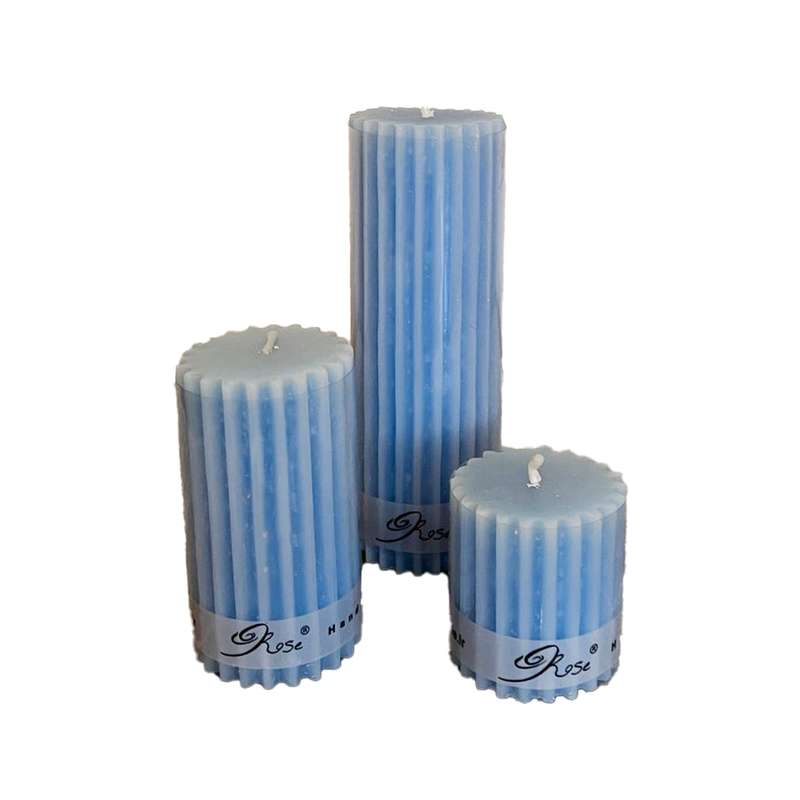 شمع  مدل شاپرک مجموعه 3 عددی