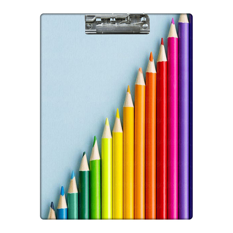 تخته شاسی طرح مداد رنگی به ترتیب قد کد 9442022 سایز A4