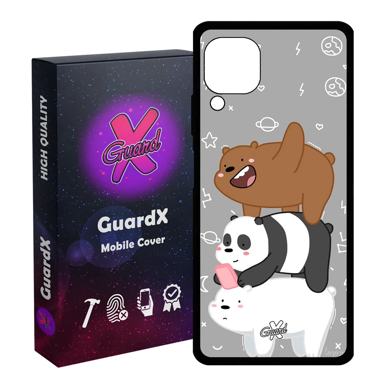 کاور گارد ایکس طرح خرس های کله فندقی مدل CHL50383 مناسب برای گوشی موبایل هوآوی Nova 7i / Nova 6 SE / P40 Lite