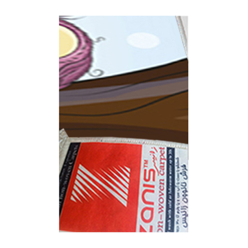 فرش ماشینی زانیس مدل اتاق کودک طرح جغدها و خرسی زمینه آبی