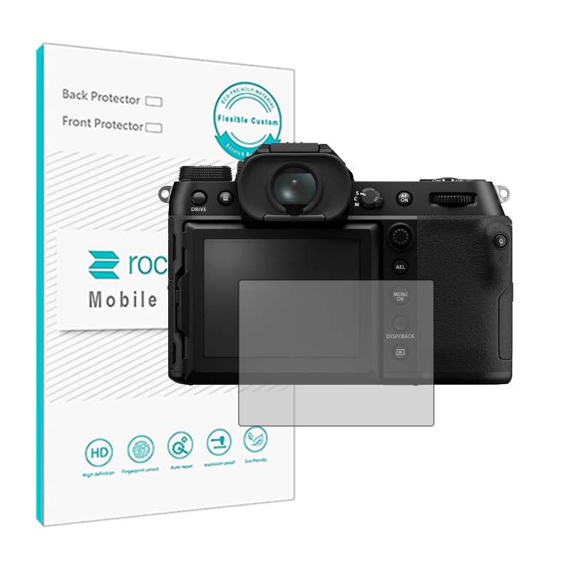 محافظ صفحه نمایش دوربین شفاف راک اسپیس مدل HyGEL مناسب برای دوربین عکاسی فوجی فیلم GFX50S II محافظ صفحه نمایش دوربین شفاف راک اسپیس مدل HyGEL مناسب برای دوربین عکاسی فوجی فیلم GFX50S II